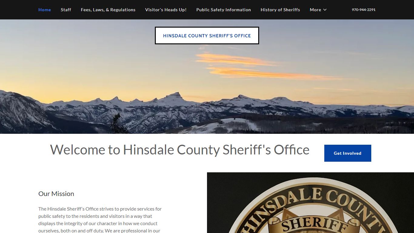 Hinsdale County Sheriff - Law Enforcement - Lake City, Colorado